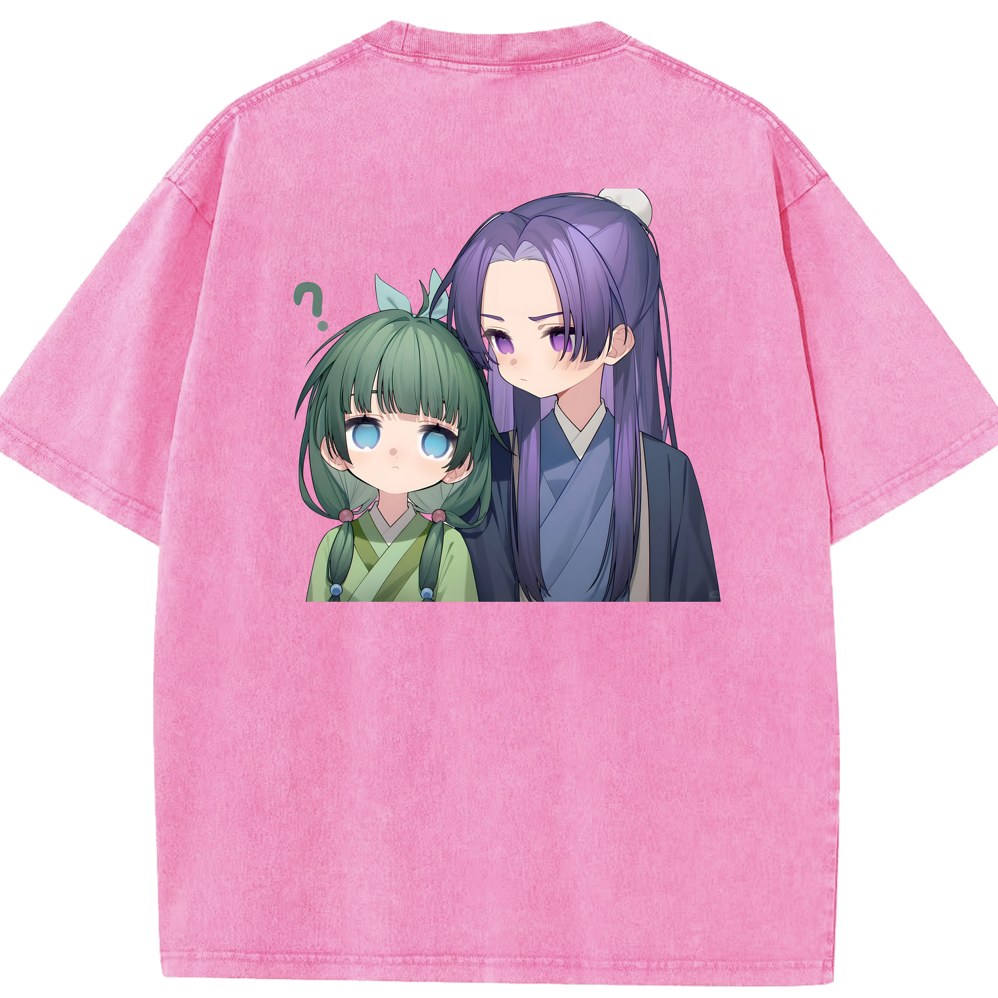 （画像用） 薬屋のひとりごと The Apothecary Diaries 綿100% ヴィンテージ風 半袖Tシャツ（背面プリント）